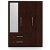 Latest Design Wooden Cupboard Wardrobe (Brown) For Clothes