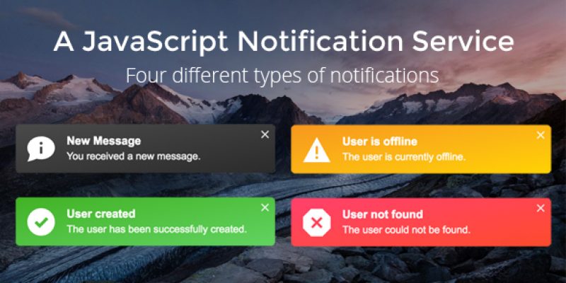 A JavaScript Notification Service