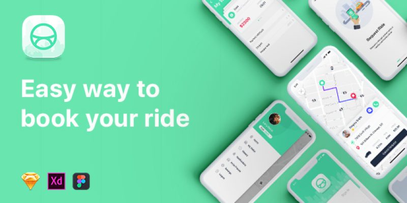 ABER – Taxi UI Kit for Mobile App