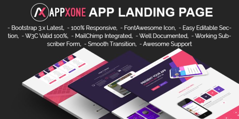 APPXONE – App Landing Template