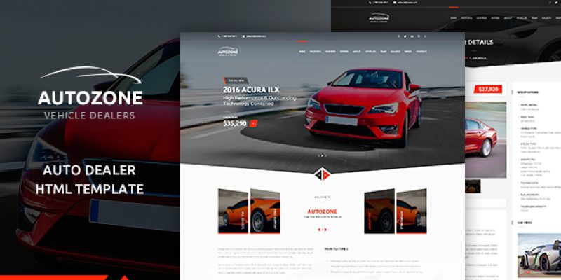 AUTOZONE – Car Dealer HTML Theme