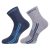 Adidas Original Heel & Toe Terry Ankle Cotton Socks – 2 Pairs (4N) (AD-0826) (Lt Grey Mel/Wonder Steel)