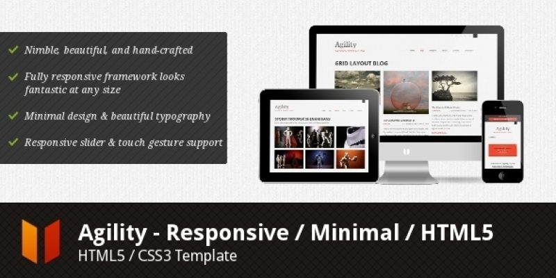 Agility – Responsive / Minimal / HTML5