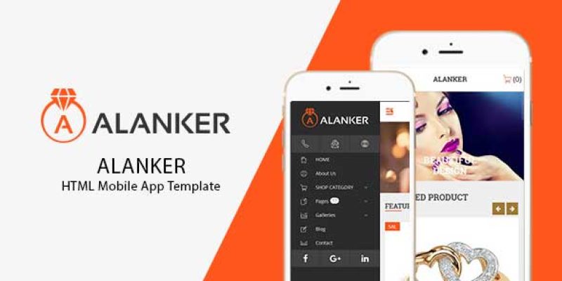 Alanker – HTML5 Mobile App Template