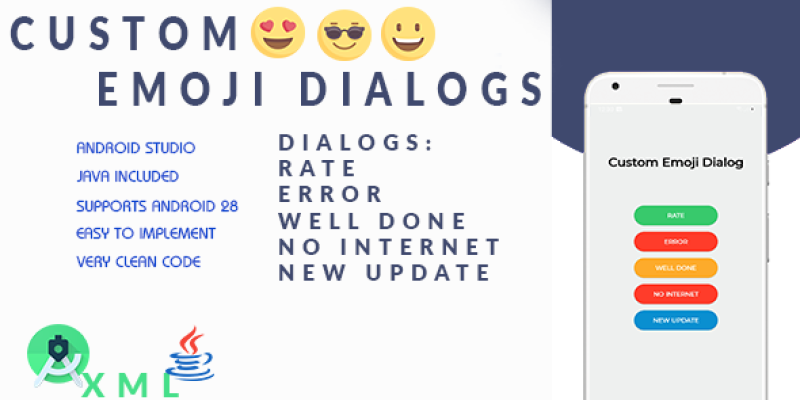Android Custom Emoji Dialogs