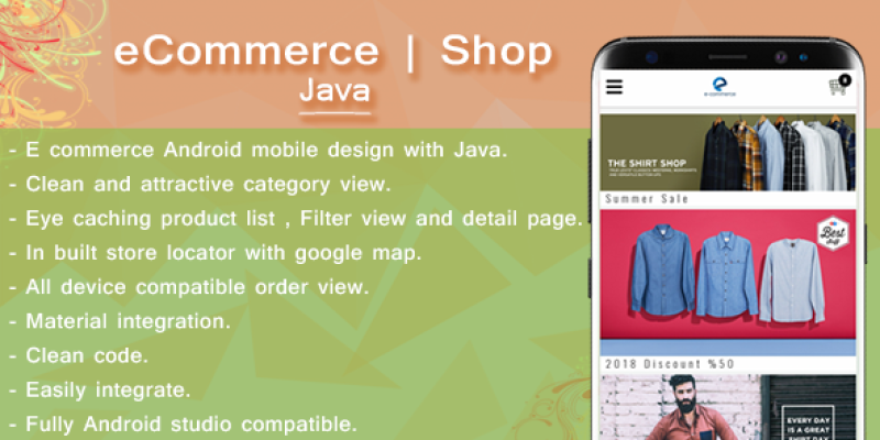 Android E-Commerce template | Java