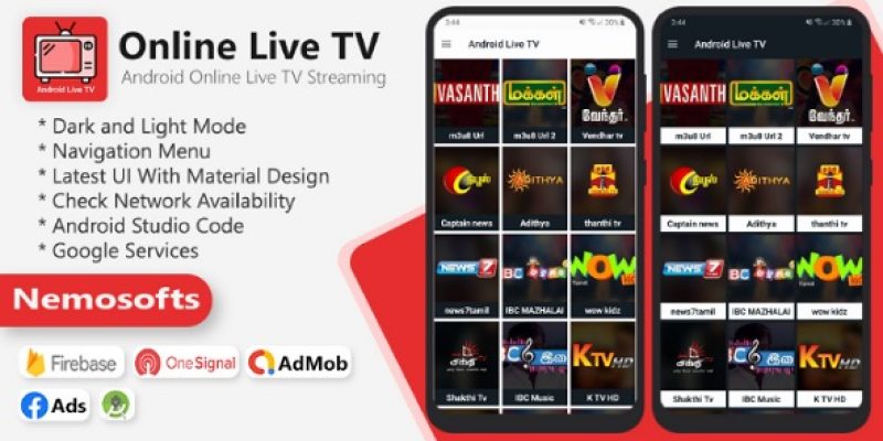 Android Online Live TV Streaming