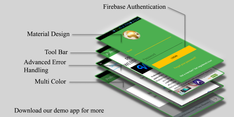 Android Professional Webview App With Firebase Backend And Admob