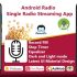Single Station Radio app with Recording