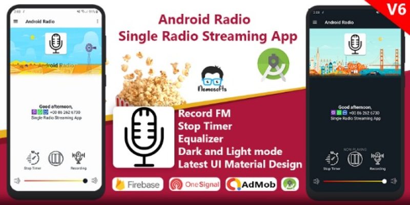 Android Radio – Single Radio Streaming App