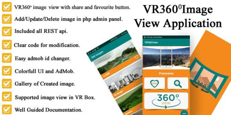 Android VR360view Application Full Source code With ADMOB And PHP Admin Panel