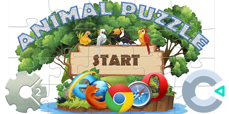 Animal Puzzle HTML5 Game