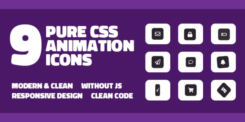 Animation Icons Pure CSS