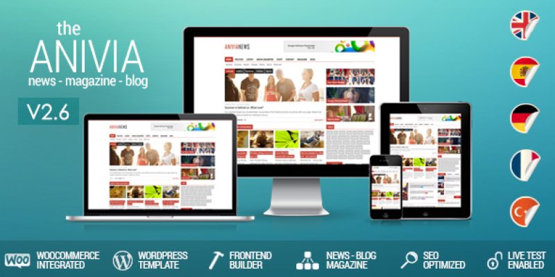 Anivia – News, Magazine, Blog WordPress Templates