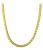 Gold Plated Neck Chain for men 20 Inch long textured Link Chain
