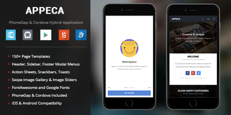 Appeca | PhoneGap & Cordova Mobile App