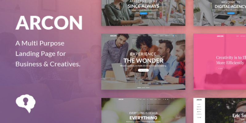 Arcon Studio – Multi Purpose Marketing Landing Page Template
