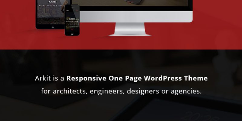 Arkit – Responsive One Page WordPress Theme