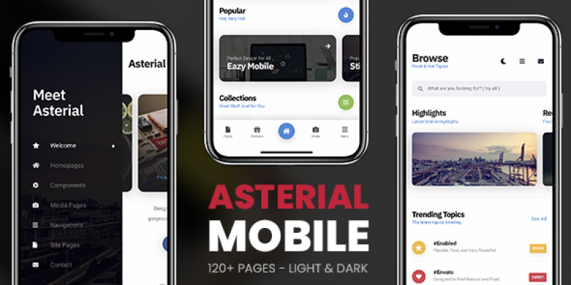 Asterial Mobile | PhoneGap & Cordova Mobile App