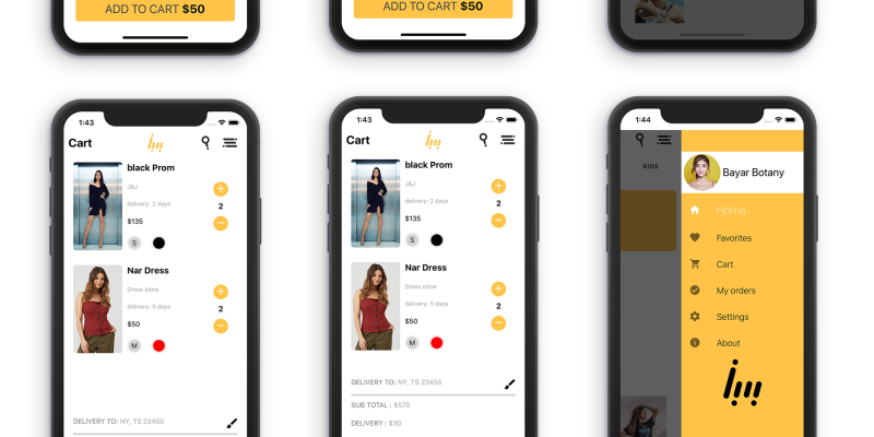 B Commerce – React Native UI Template