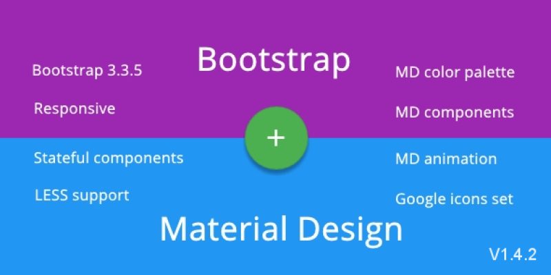 BMD – Bootstrap + Material Design