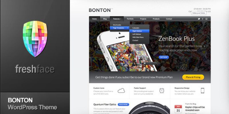 BONTON – Retina Ready Responsive WordPress Theme