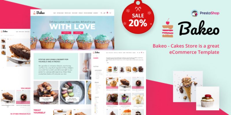 Bakeo – Cake Shop PrestaShop Theme