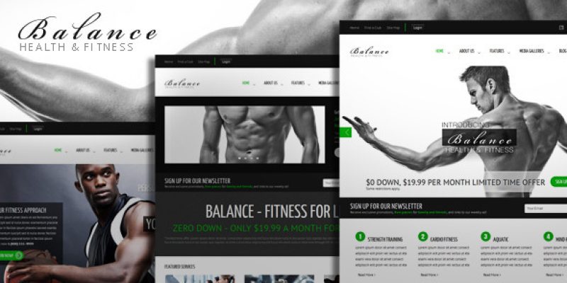 Balance – Gym Fitness HTML Theme