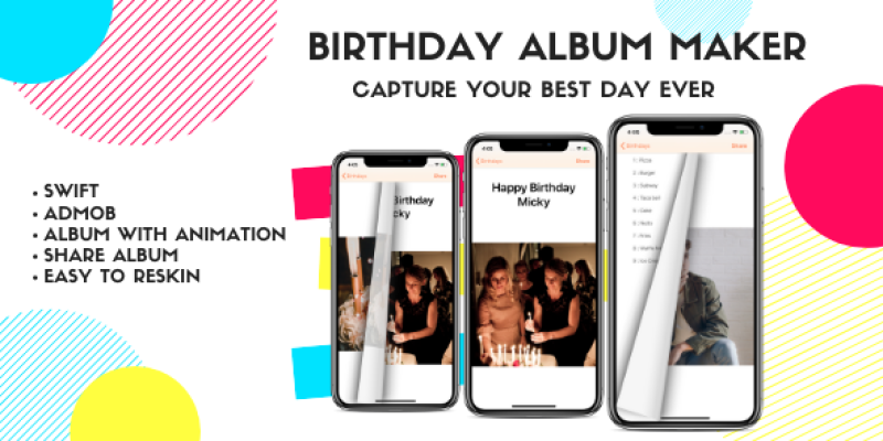 Birthday album maker