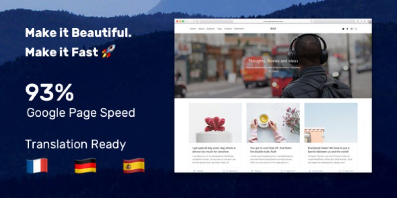 Bold – Blog and Magazine Clean Ghost CMS Theme