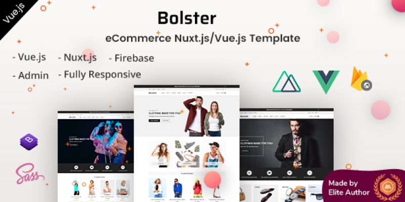 Bolster – Vue Nuxt.js eCommerce Template