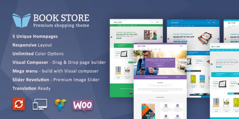 Book Store WordPress WooCommerce Theme