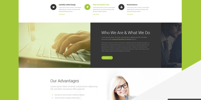 BookMarks – Corporate & OnePage PSD Template