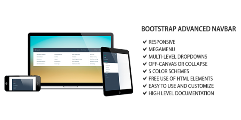 Bootstrap Advanced Navbar
