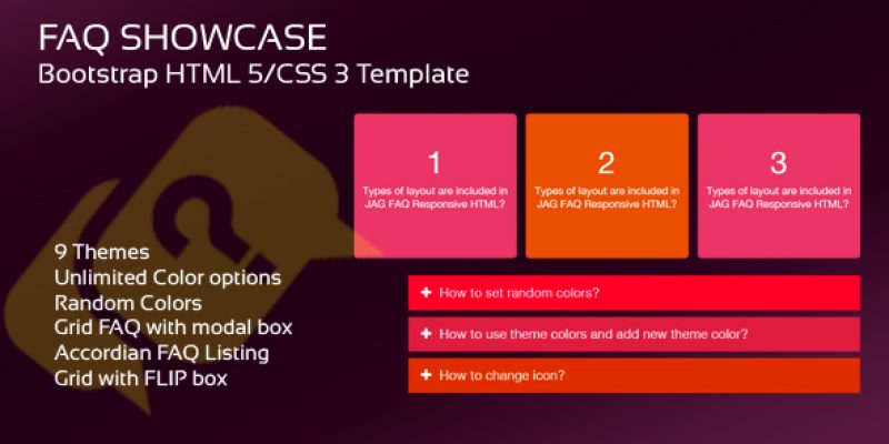 Bootstrap FAQ Showcase