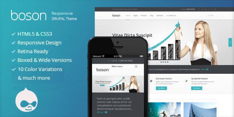 Boson – Responsive Multi-Purpose Drupal theme