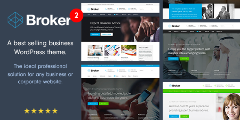 Broker – Business and Finance WordPress Theme