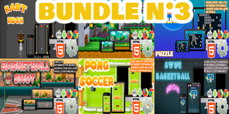 Bundle N°3 ( 06 games | CAPX and HTML5 )