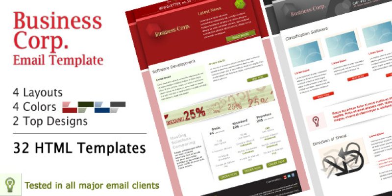 Business Corp. Newsletter – Email Template