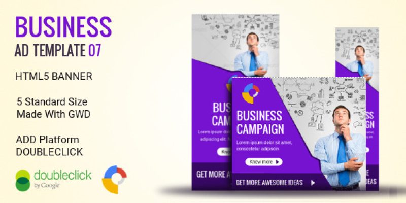 Business | HTML5 Google Banner Ad 07