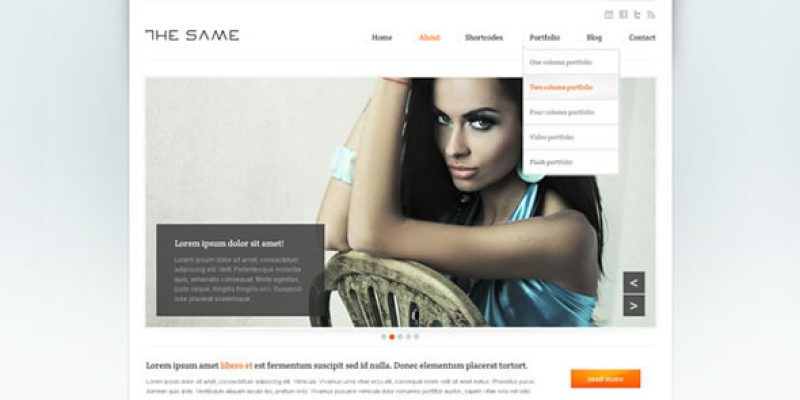 Business Site Template – HTML5