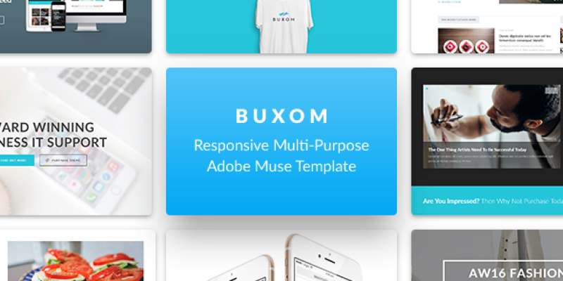 Buxom – Responsive Multi-Purpose Muse Template