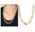 Brass or Gold Plated Chain Combo for Men and Boys