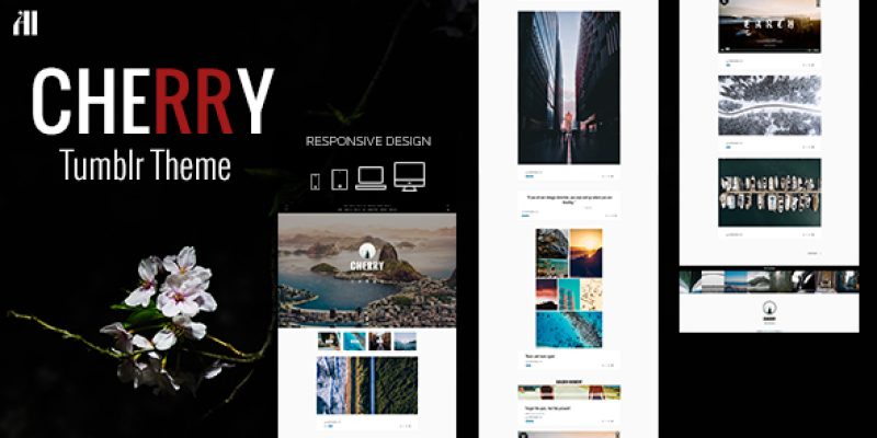CHERRY – A Tumblr Theme Made for lovely Large Posts & Photos