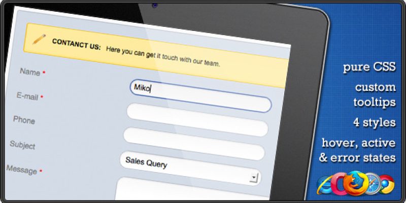 CSS Contact Form