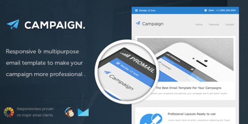Campaigner – Responsive Email Template