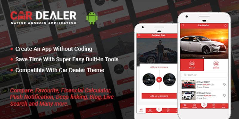 Car Dealer Native Android Application – Java
