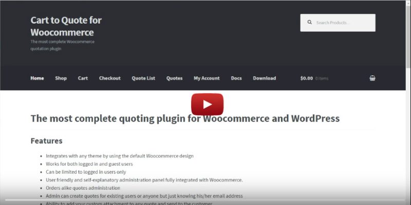 Cart to Quote for Woocommerce