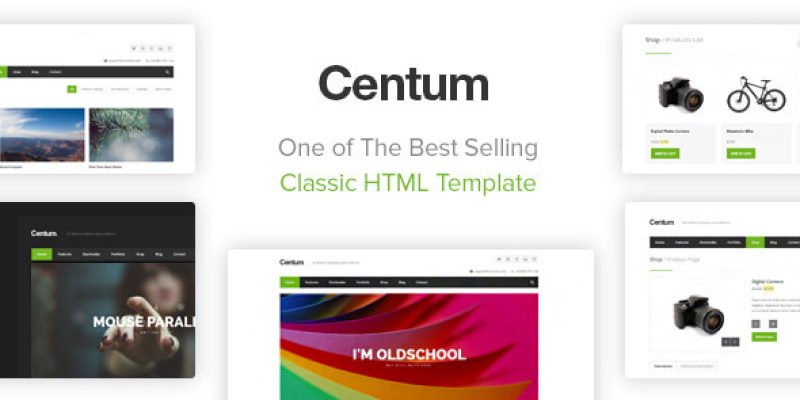 Centum – Responsive HTML Template