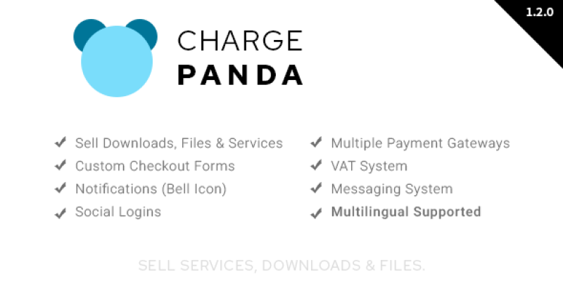 ChargePanda – Sell Downloads, Files and Services (PHP Script)